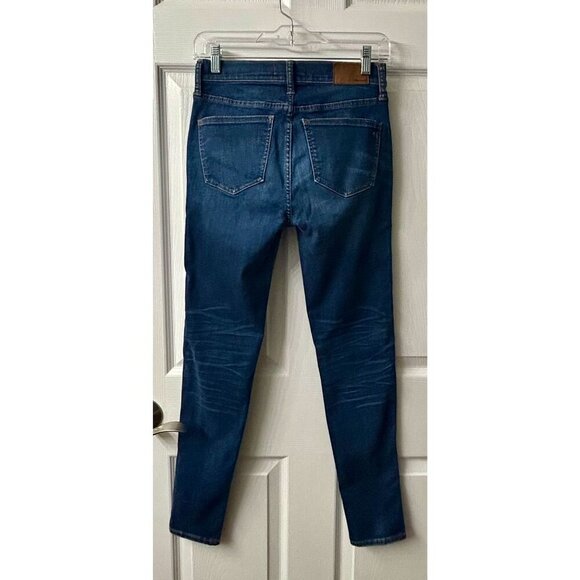 Madewell 9" High-Rise Skinny Jeans | Polly Wash | Excellent Used |‎ Size 26 - Picture 4 of 10